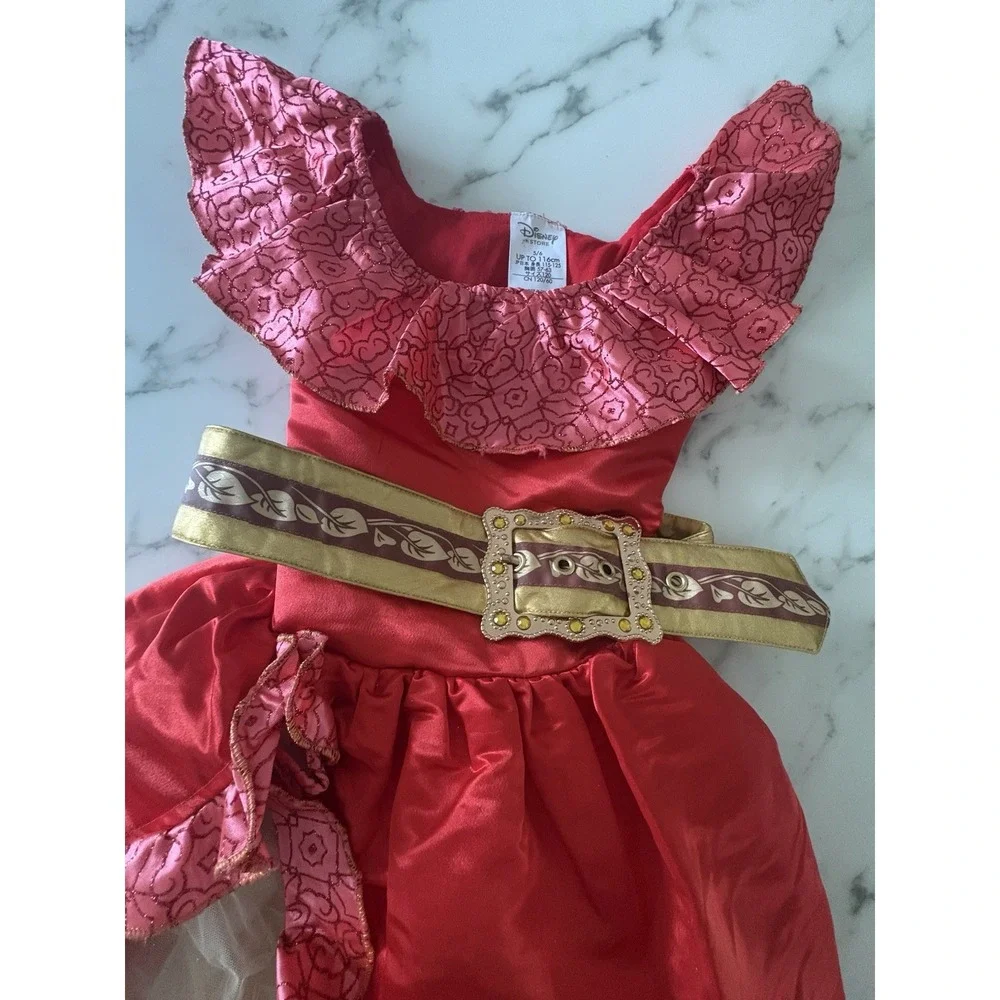 Disney Store Princess Elena of Avalor Deluxe Dress Costume Size 5/6